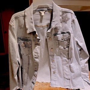 Cato embellished jean jacket